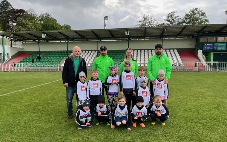Děti z fotbalové školičky FC Hlinsko
